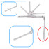 90 cm voodipiire lambamustriga