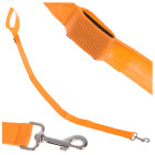 LED valgustusega koerarihm 2,5x120cm oranži värvi