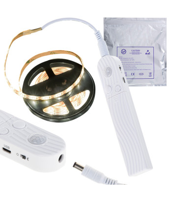 LED-riba liikumisanduriga