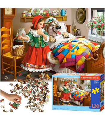 Castorland Puzzle 120 tükki. Punamütsike
