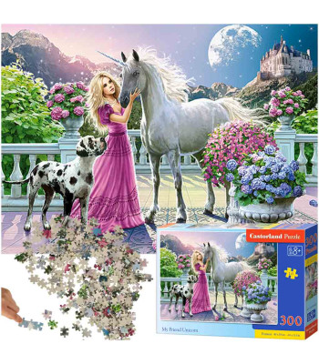Castorland Puzzle 300 TK. Minu sõber ükssarvik