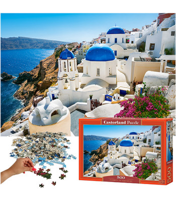 Castorland pusle 500 tükki - suvi Santorini saarel