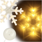 LED rippvalgustid jõulukaunistus lumehelves 45cm 10 LED