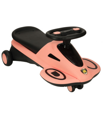 Gravity ride valgustusega LED rattad koos mängiva muusika tõukerattaga 74cm roosa/must värv mitte rohkem kui 100kg