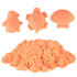 Kineetiline liiv 1kg kotikeses oranž