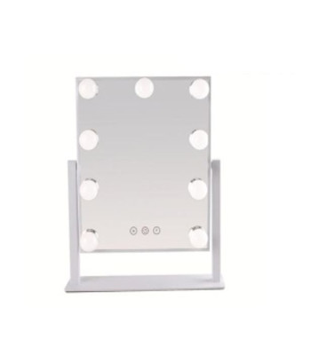Kosmeetiline LED-peegel 9 lambiga 25x30cm