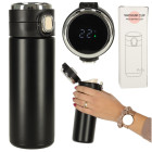 Termosiga kruus koos tila LED-ekraaniga 420ml must