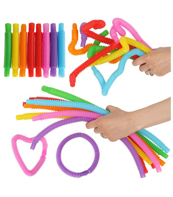 Sensoorne Toru Pop Tube - 8 Tükki Montessori Hariduskomplekt