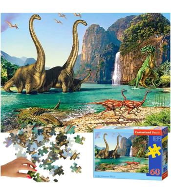 Castorlandi pusle 60 tk. Dinosaurus maailmas