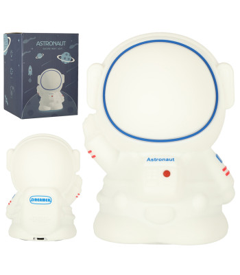 Silikoonist Valge Astronaut Öölamp