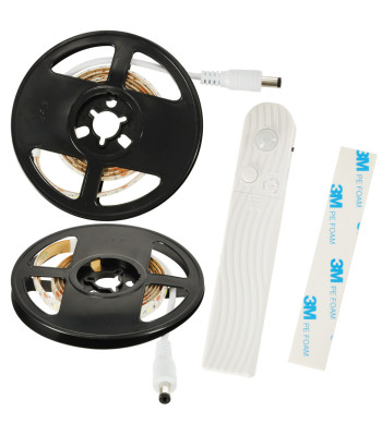 LED riba liikumisanduriga 1M soe valge