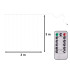 LED-tuledekardin Multicolor 3x3m, 300 LED