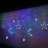 LED valgustuskardin Kuu ja Tähed 2,5M 138LED Multicolor