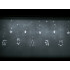 LED Kardin Põhjapõder 2,5M 138LED Külm Valge