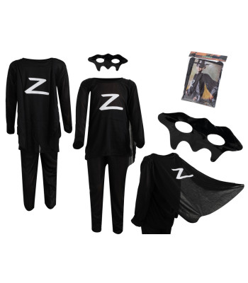 Zorro kostüümi suurus S 95-110cm