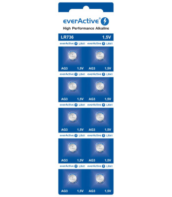 Aku everActive Alkaline G3 LR736 blister 10szt.