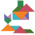 Magnetiline Tangram Mängukomplekt