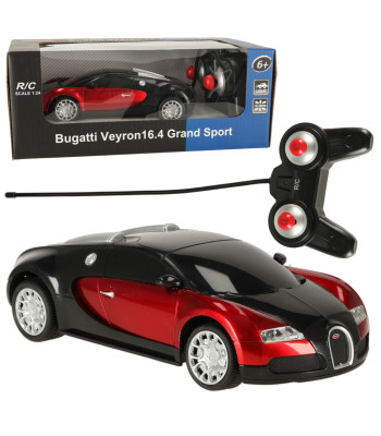 Bugatti Veyron RC autoluba 1:24 punane