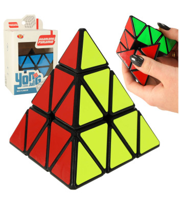 Dėlionės žaidimas PYRAMINX dėlionės kubas 9,7 cm