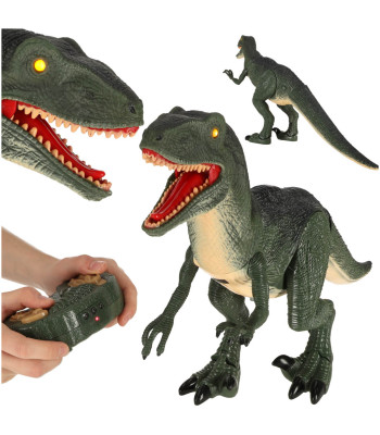 Kontrollitav RC dinosaurus Velociraptor + helid