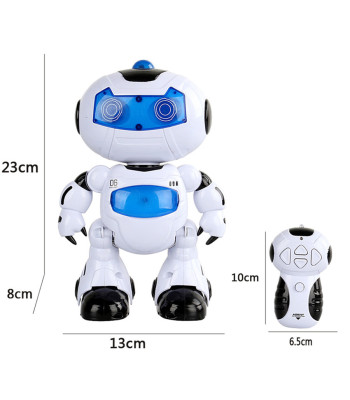 Interaktiivne RC Android 360 kaugjuhtimispuldiga robot