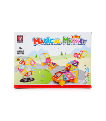 Magnetklotsid Mini Magical Magnet 68 tk