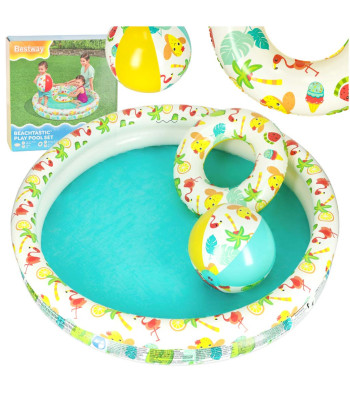 BESTWAY51124 Bassein Palli ja Rõngaga