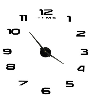 Suur Must Seinakell 12 Numbriga
