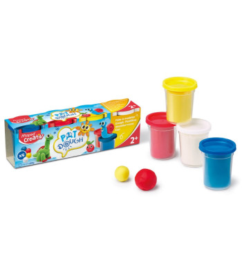 Plastiliinide komplekt neljas värvis