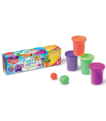 Plastiliini komplekt neljas värvitoonis