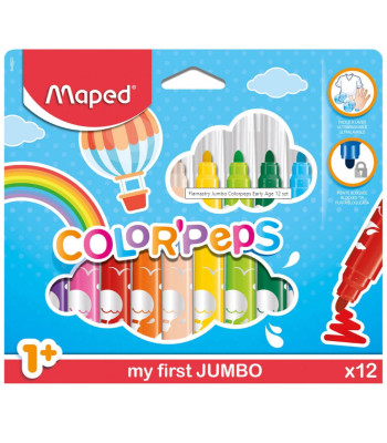 FLAMASTRY JUMBO COLOR'PEPS EARLY AGE