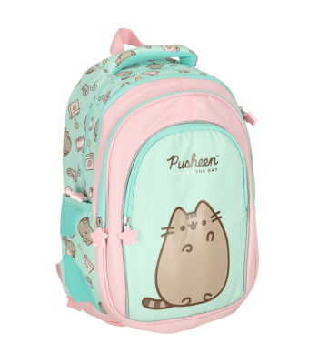 Noortele mõeldud koolikott 4-kambriline Pusheen Mint 16 tolli