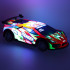 Punane RC spordiauto