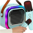 Karaoke Bluetooth kõlar USB sinine