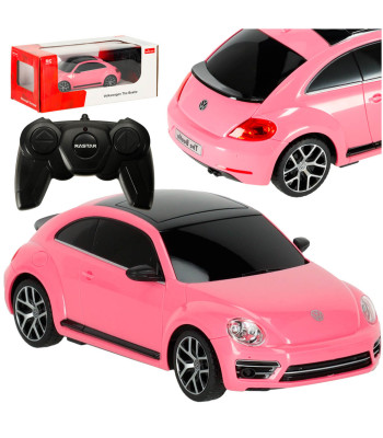 Kaugjuhitav auto Rastar 76200 Volkswagen Beetle 1:24 roosa