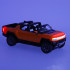 Rastar 93000 Hummer EV 1:16 oranž auto