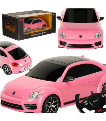 Raadio teel juhitav Rastar 78000 Volkswagen Beetle 1:14 roosa