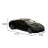 Rastar 71010 kaugjuhitav auto BMW i8 1:14 avanevad uksed must
