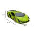 Rastar 97400 Lamborghini Sian 1:18 kaugjuhitav auto
