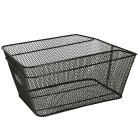 RALLEX metallist jalgrattakorv pakiraamile, tagumine, must, 25 kg