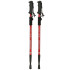 Matkatelgid Nordic Walking jaoks, 2-osaline komplekt, punane
