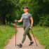 Matkatelgid Nordic Walking jaoks, 2-osaline komplekt, punane