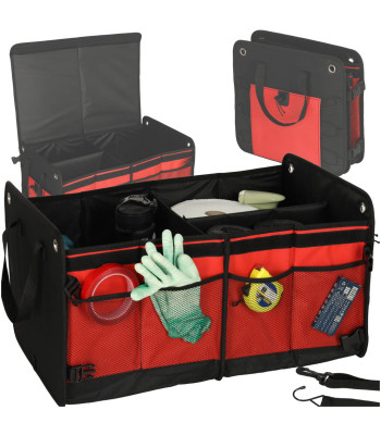 Auto pagasiruumi organiseerija must-punane 58x37x32