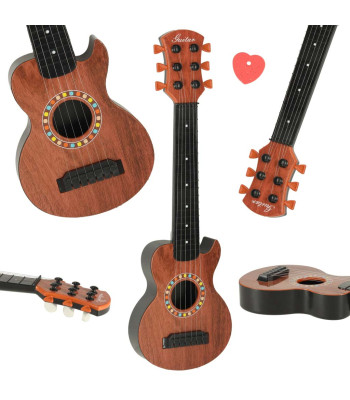 Klassikaline kitarr lastele, puidust, 6 keelt, 18 tolli, 46,5 cm