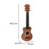 Klassikaline kitarr lastele, puidust, 6 keelt, 18 tolli, 46,5 cm
