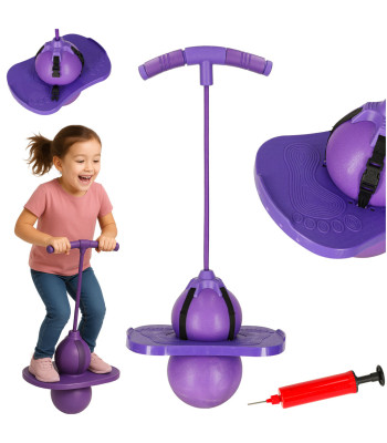 Lastele tasakaalu pogo hüppaja lilla