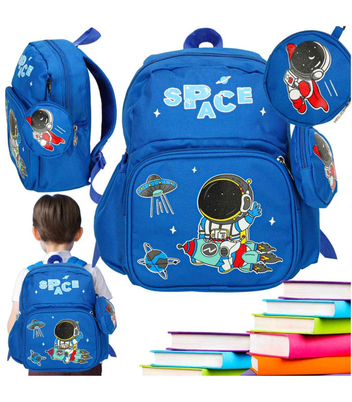 Lasteaialapse Seljakott Kosmose Astronaut 30x22x11cm