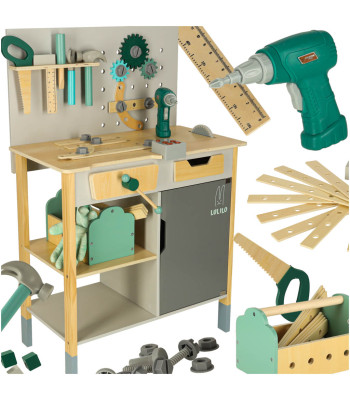 Laste puidust tööriistakomplekt LULILO Fikso