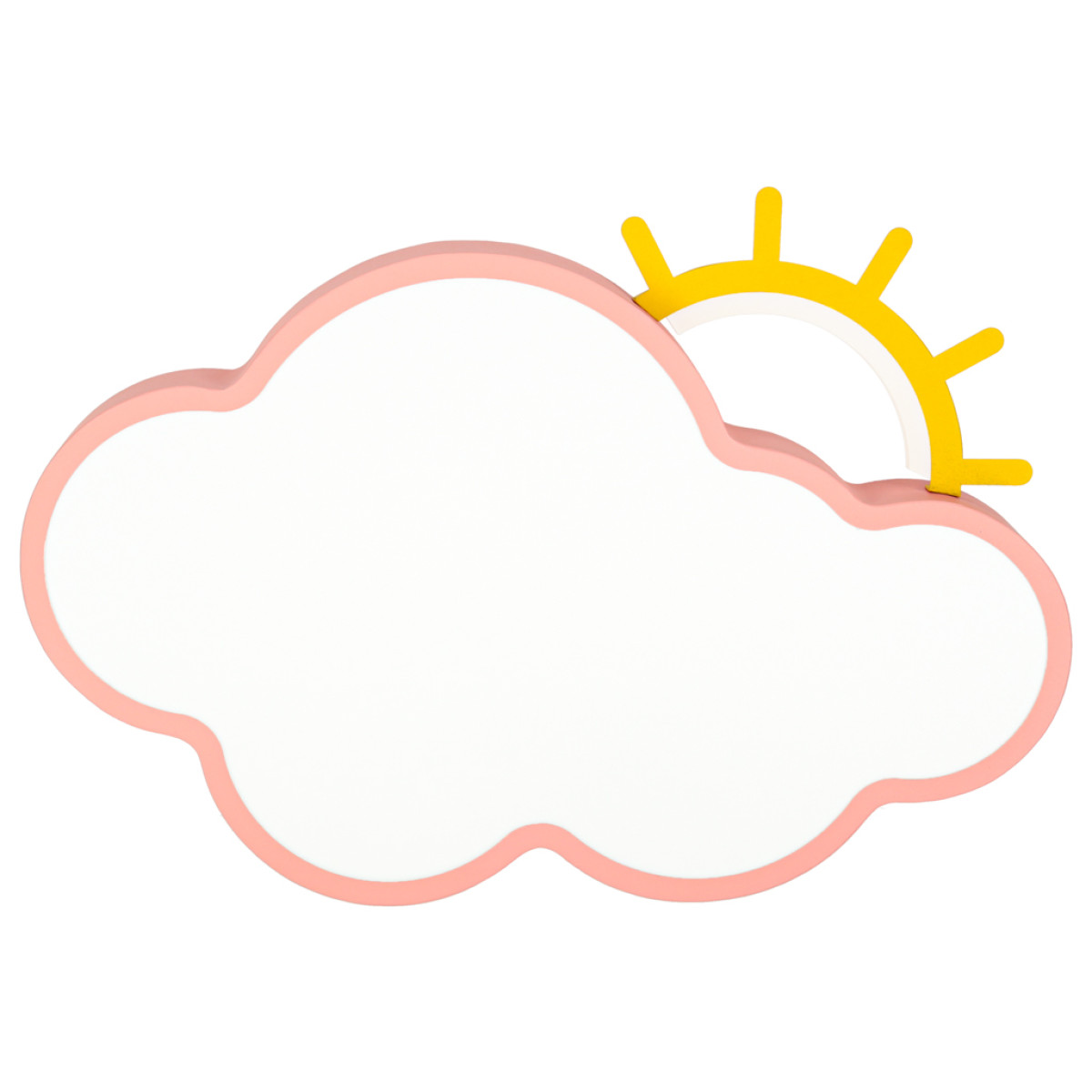 Laste toa LED laelamp pilvekujuline roosa