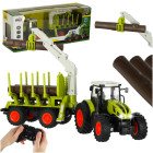 RC nuotoliniu būdu valdomas žemės ūkio traktorius su keltuvu 2.4G 3.7V 500mAh